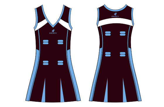 A-line Elite panelled platinum dress