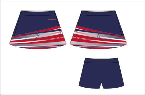 A line netball skorts hyper elite Sublimated