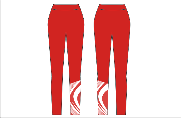 Sublimated compression tights 2