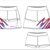 fashion netball skorts hyper elite sublimated for womens