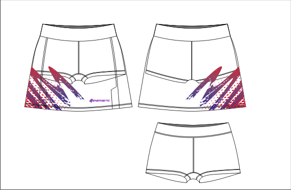 fashion netball skorts hyper elite sublimated for womens