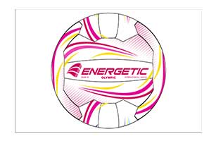 Netball with logo High Performance Energetic Netballs