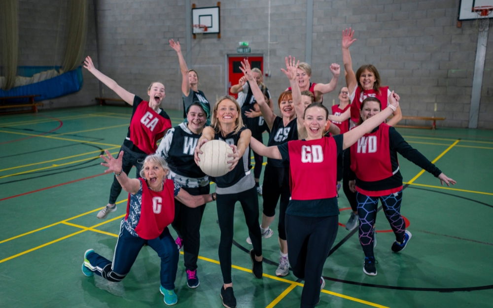 Players in Women’s Netball Team
